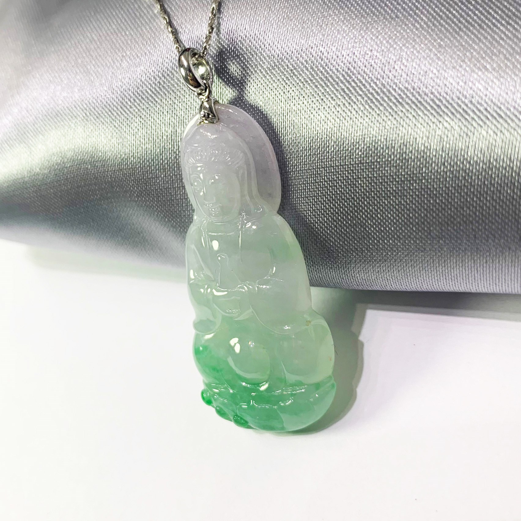 冰種春帶財觀音玉墜(已售出)