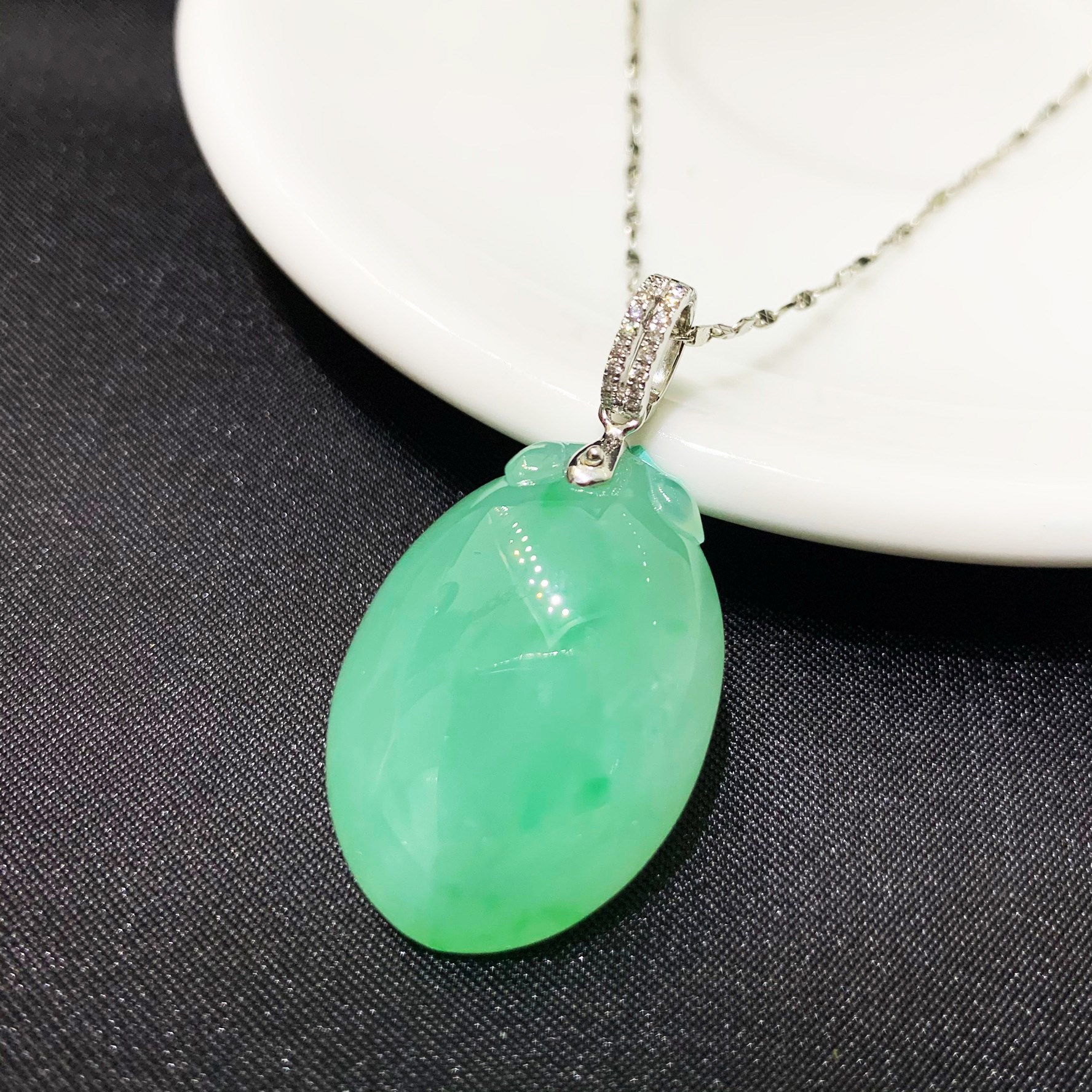 翡翠冰種玉桃(已售出)