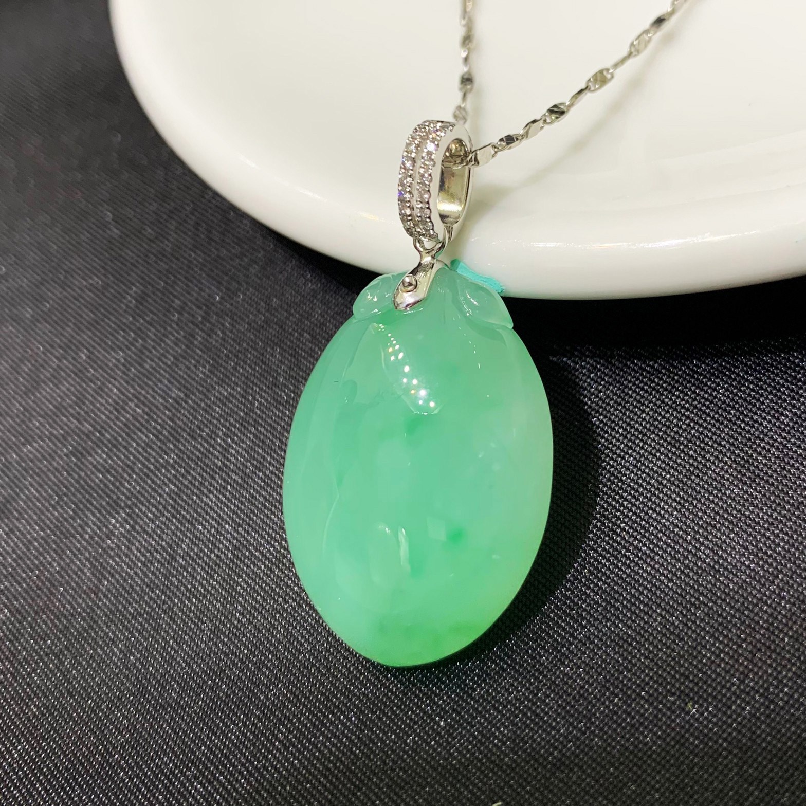 翡翠冰種玉桃(已售出)