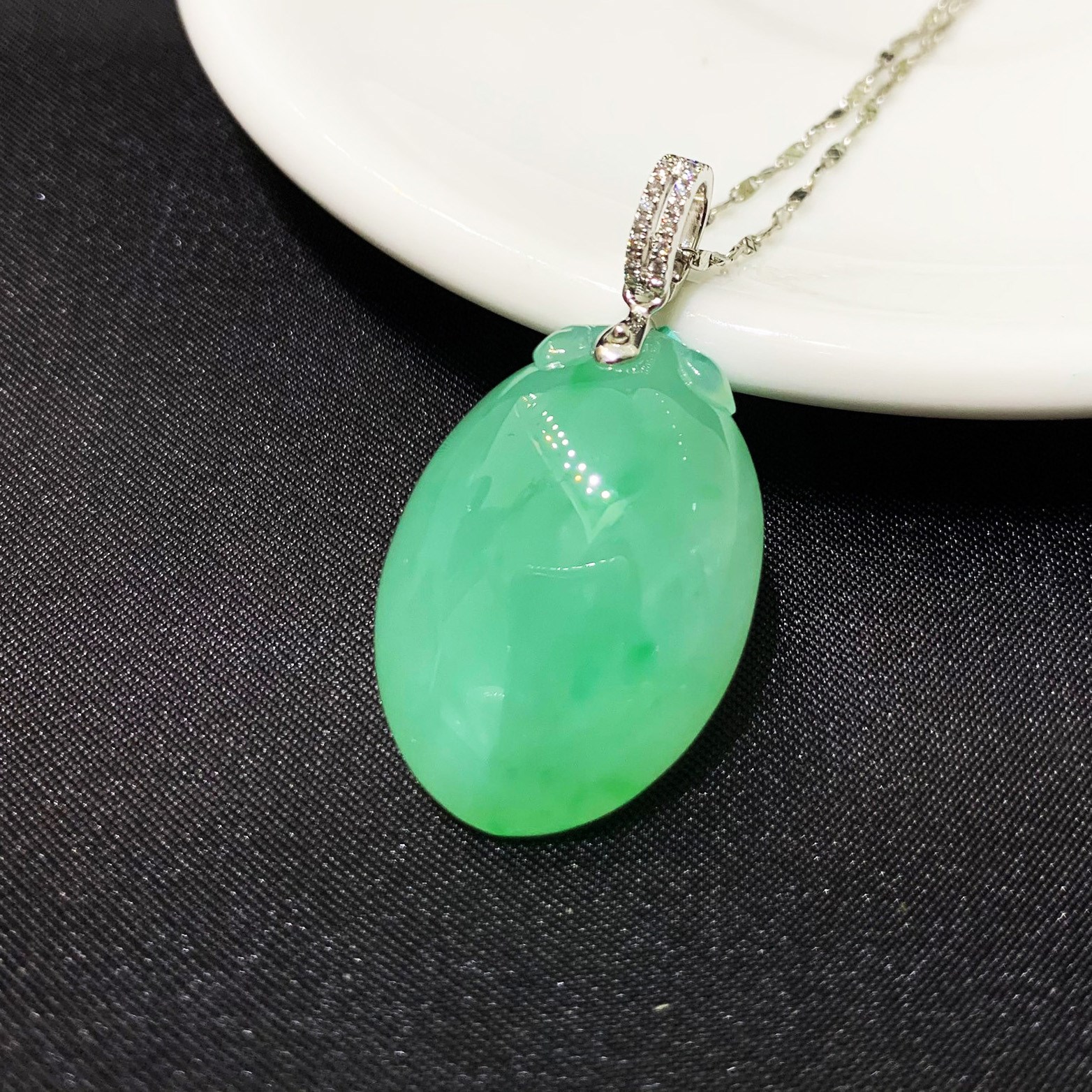 翡翠冰種玉桃(已售出)