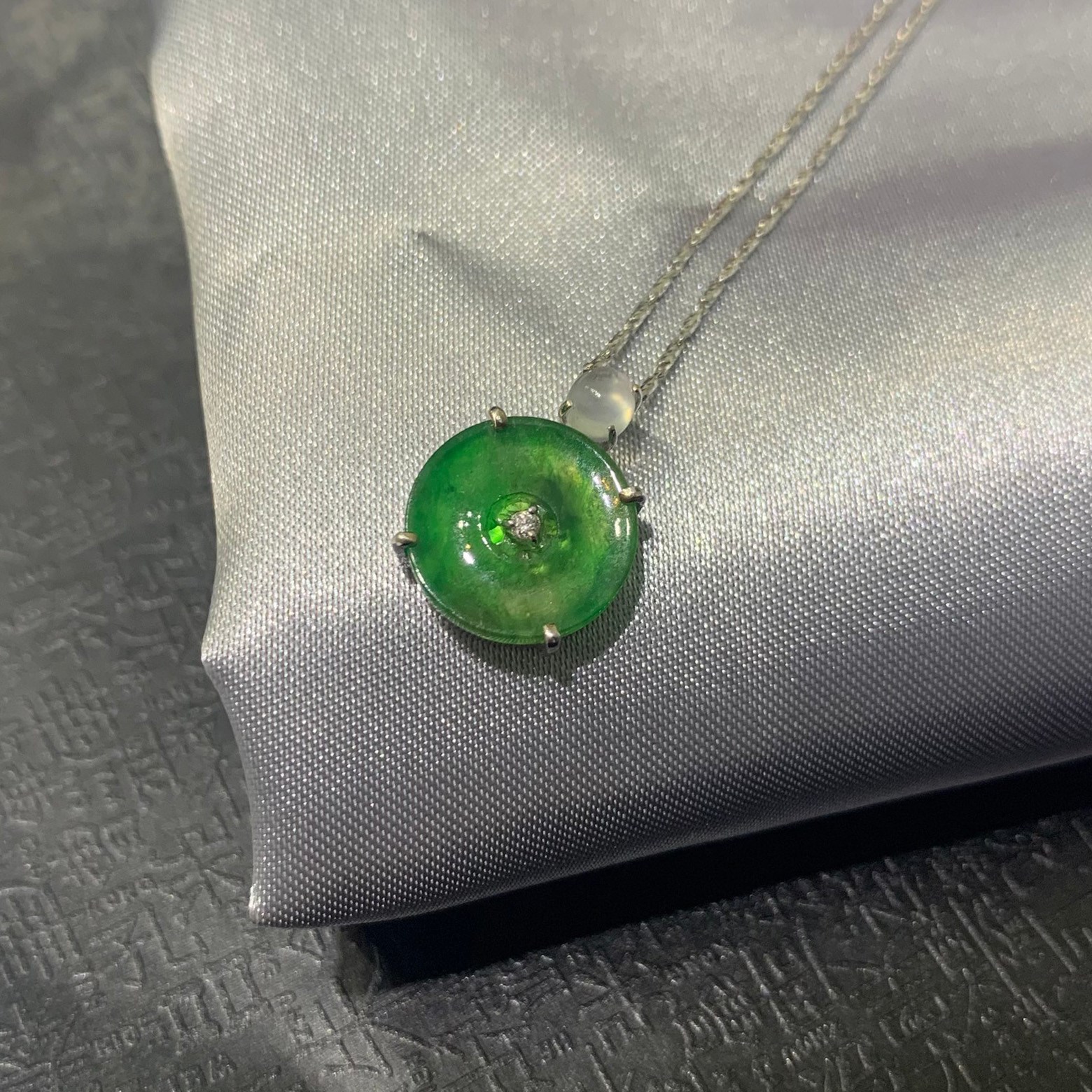 翡翠平安扣玉墜(已售出)