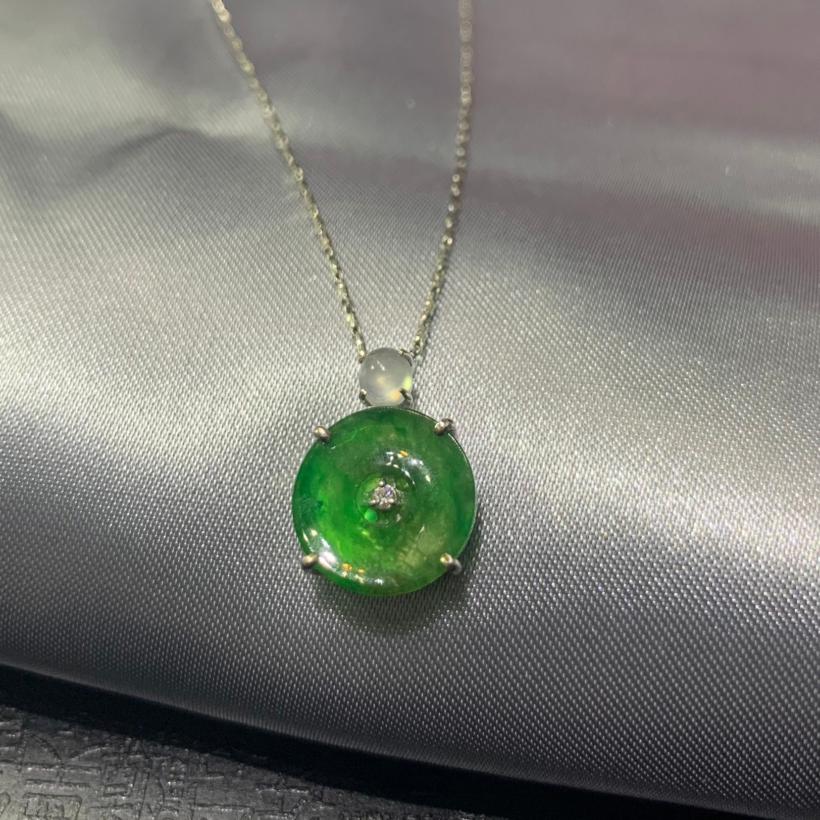 翡翠平安扣玉墜(已售出)