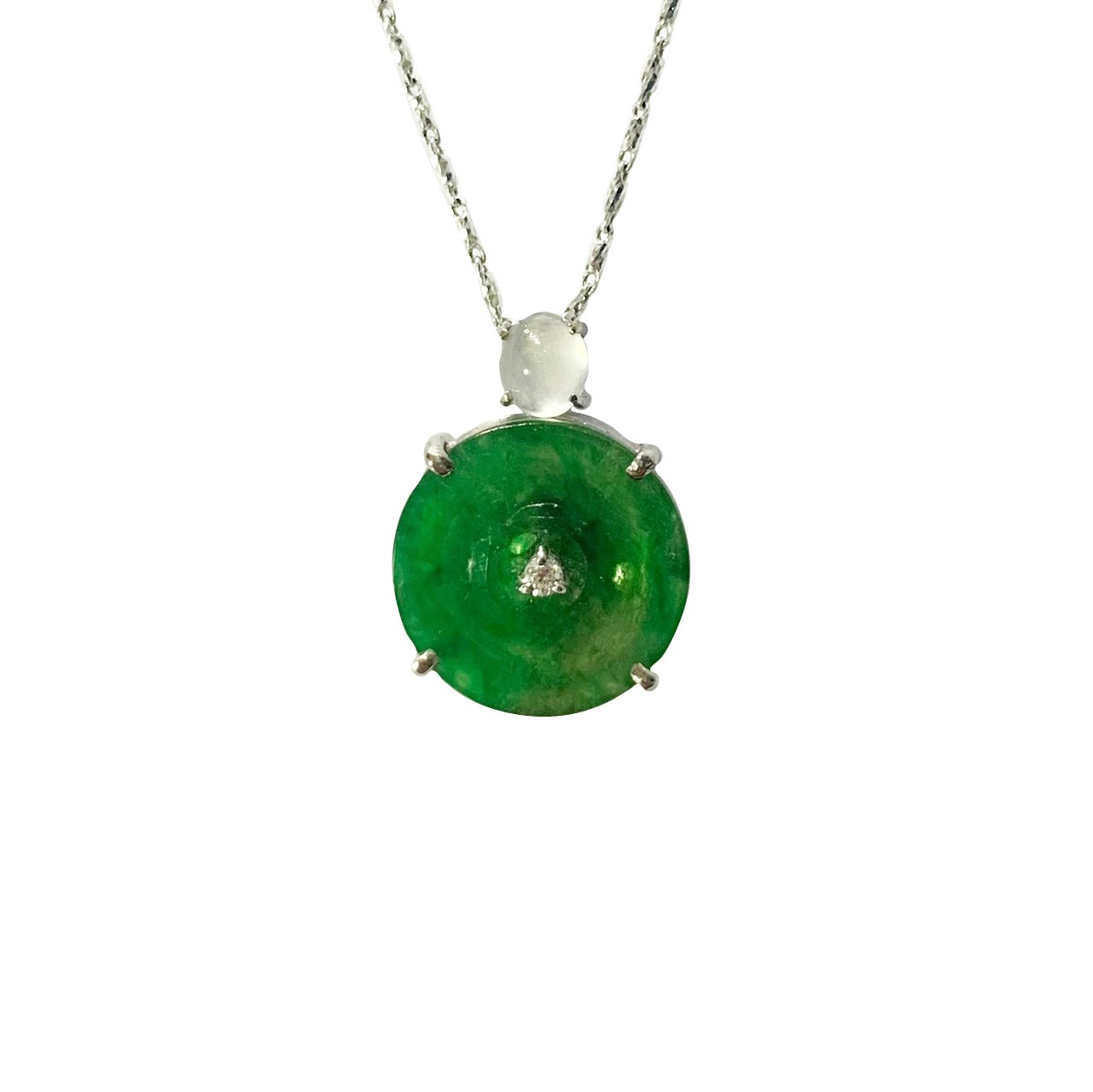 翡翠平安扣玉墜(已售出)