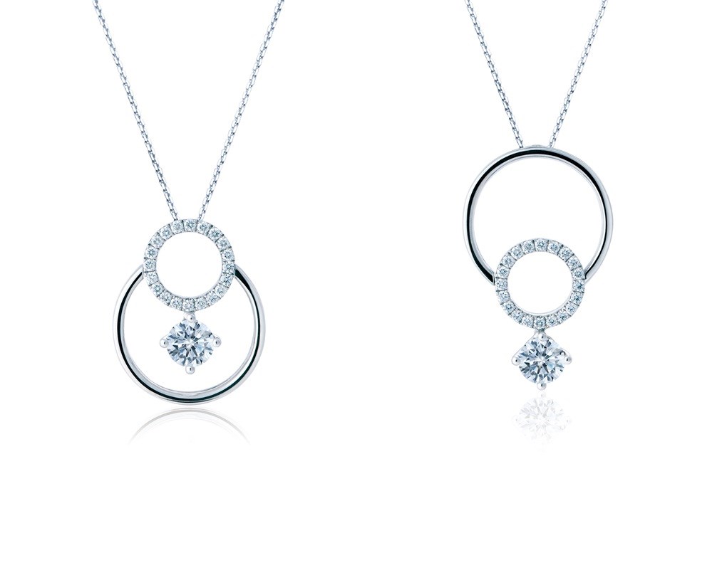 同心圓兩用鑽墜