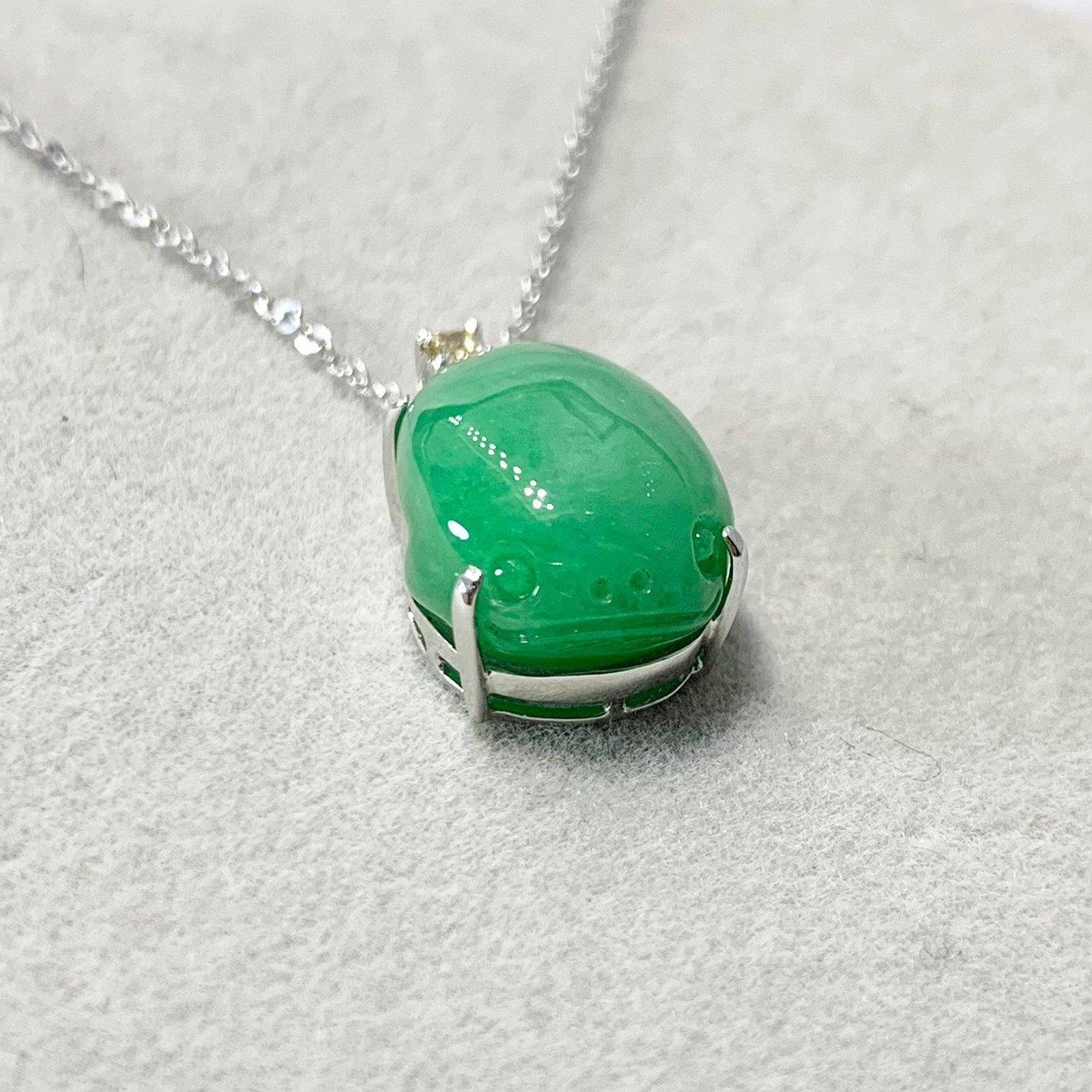 翡翠Q版金蟾玉墜(已售出)