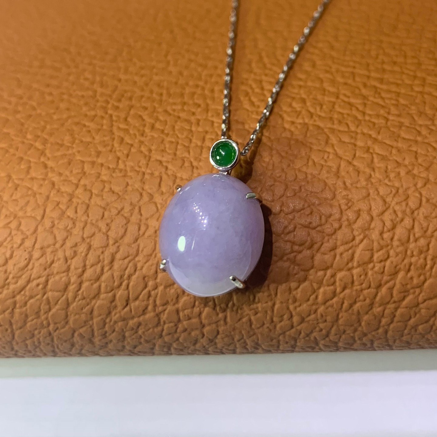 紫翡翠蛋面玉墜(已售出)