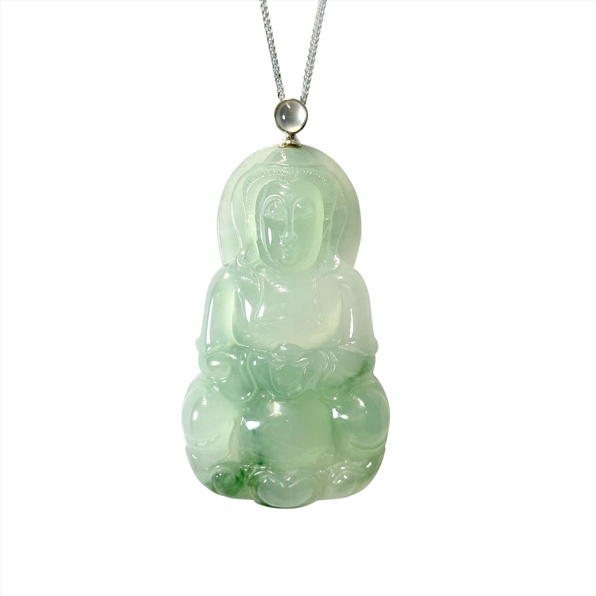 冰種芙蓉觀音玉墜(已售出)