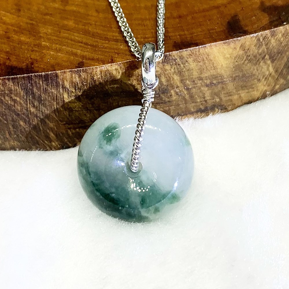 冰種飄花平安扣(已售出)