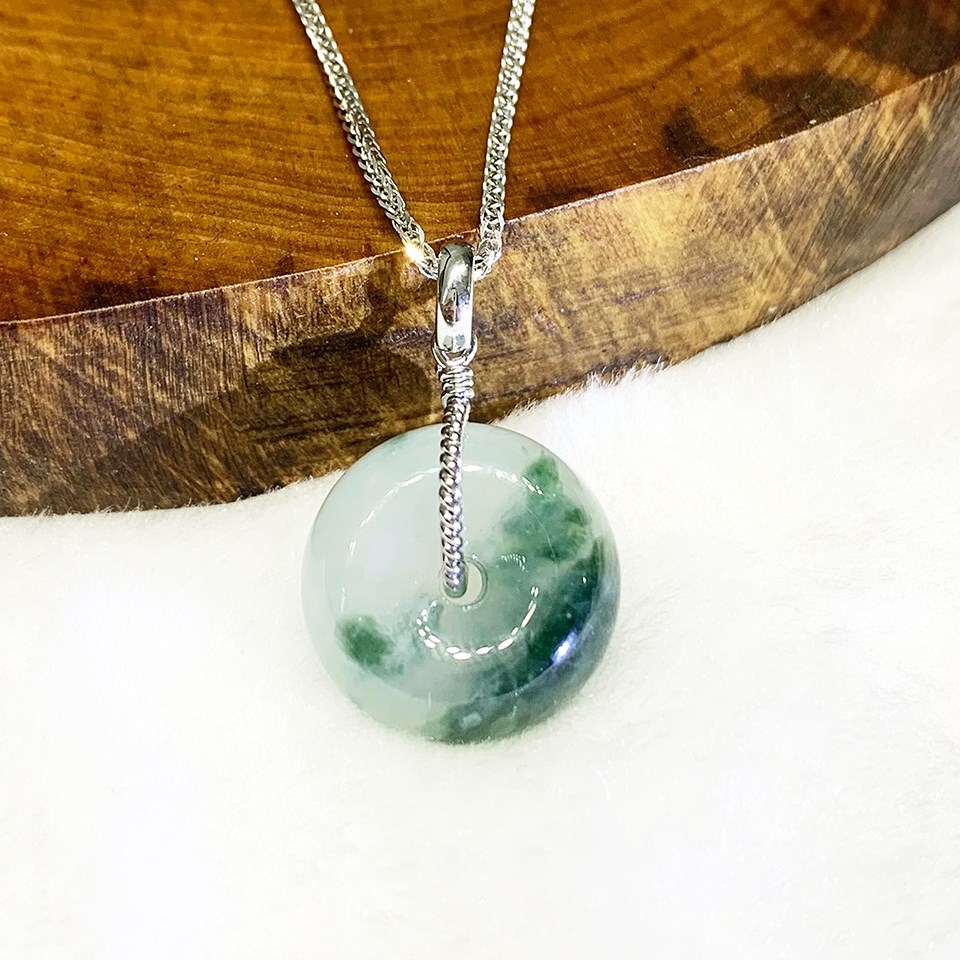 冰種飄花平安扣(已售出)