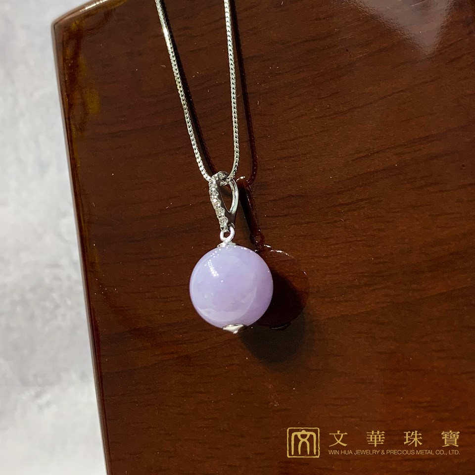 紫翡玉珠鑽墜(已售出)
