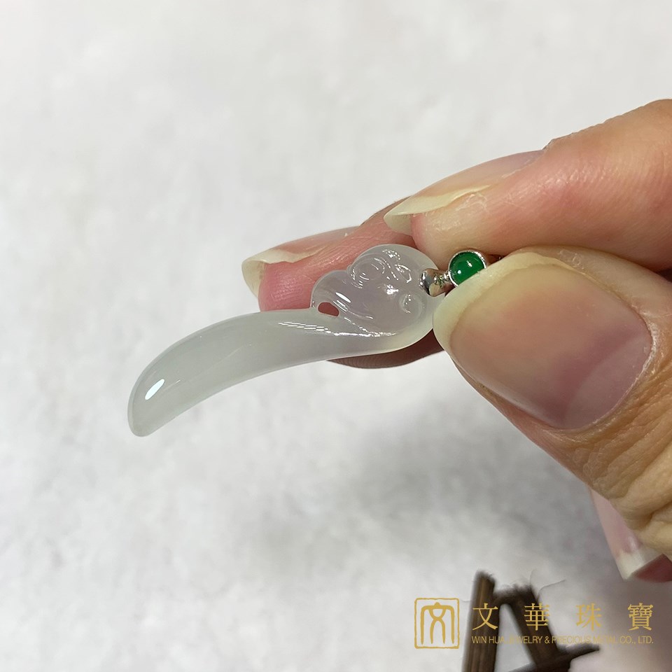 冰種鳳頭如意墜