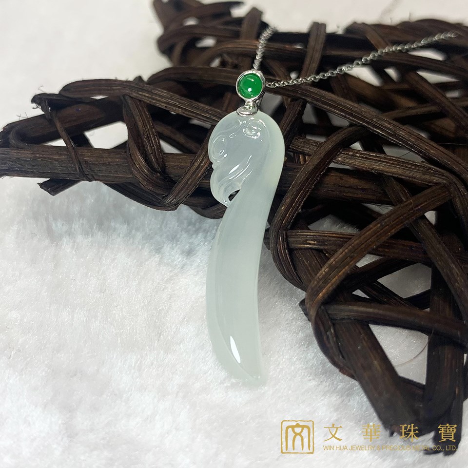冰種鳳頭如意墜