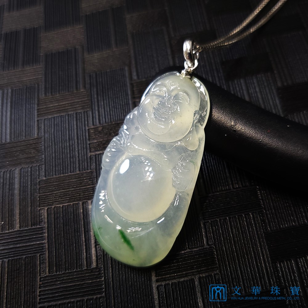 冰種飄綠錢袋彌勒(已售出)