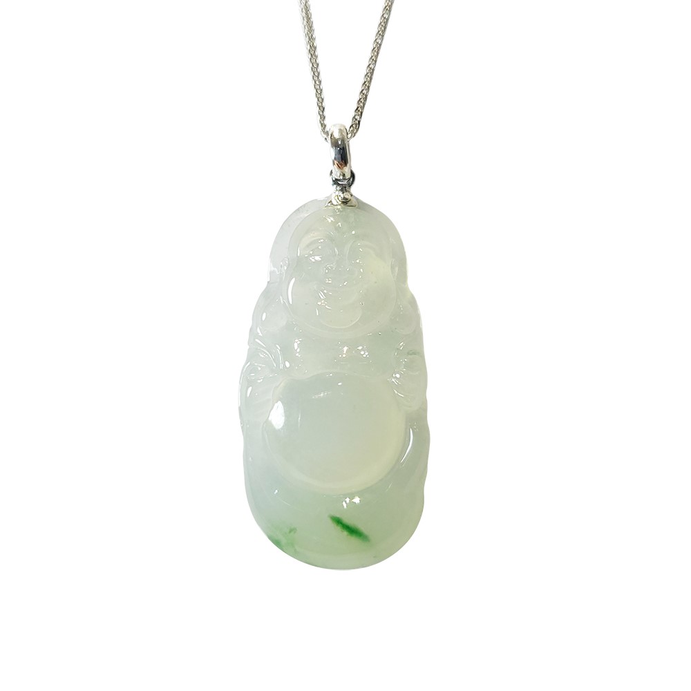 冰種飄綠錢袋彌勒(已售出)