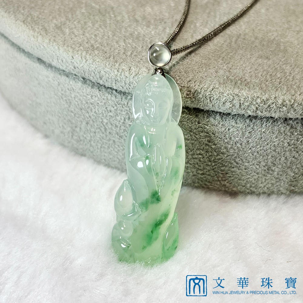 冰種飄花立姿觀音(已售出)