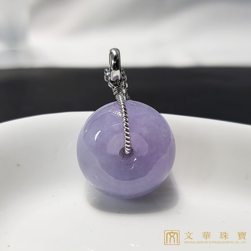 超厚紫玉平安扣 胖扣(已售出)