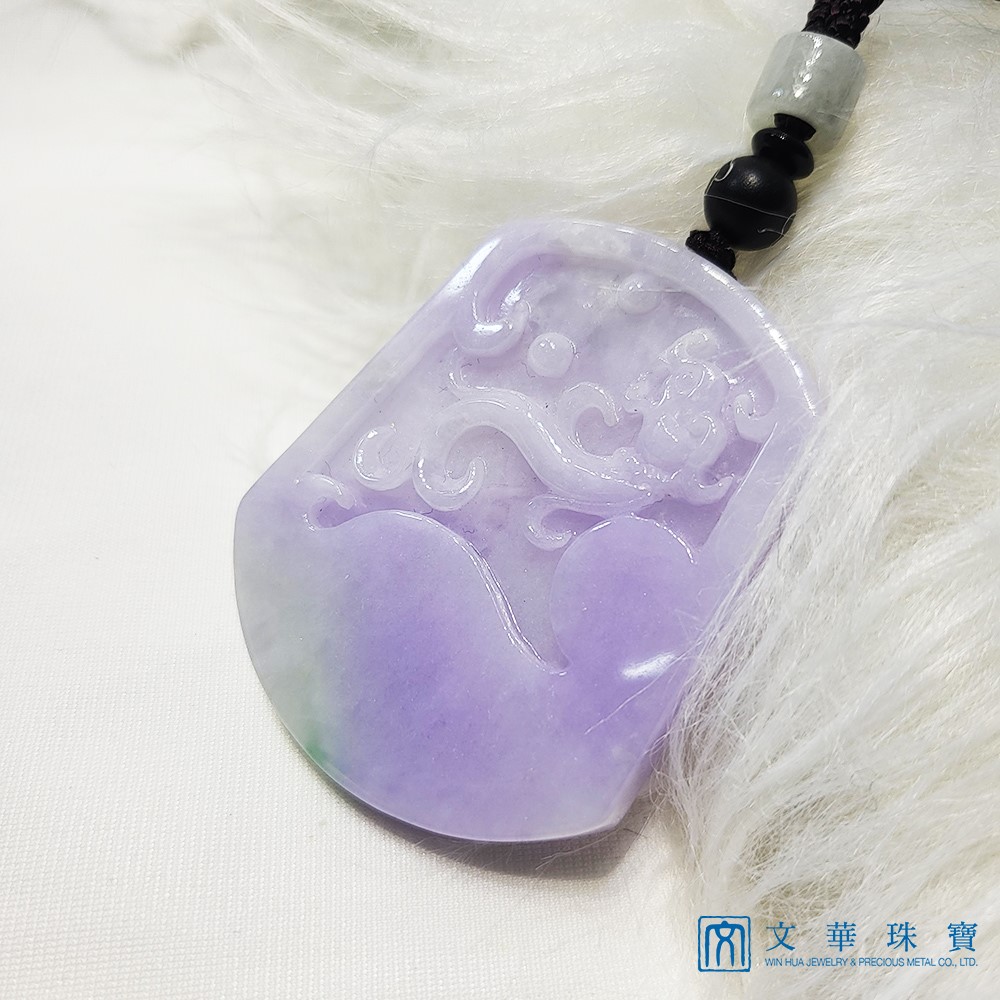 春帶財龍鳳玉牌