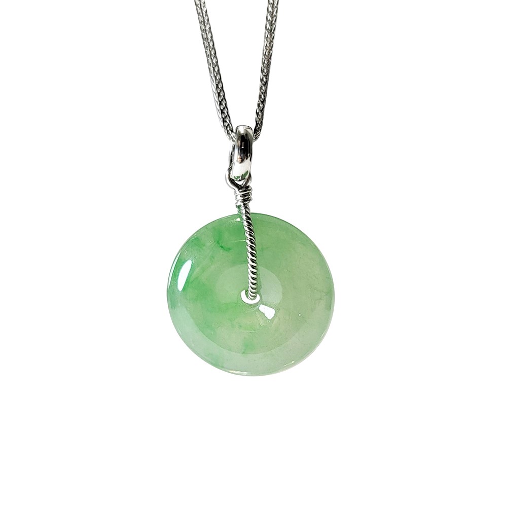 冰綠平安扣玉墜(已售出)