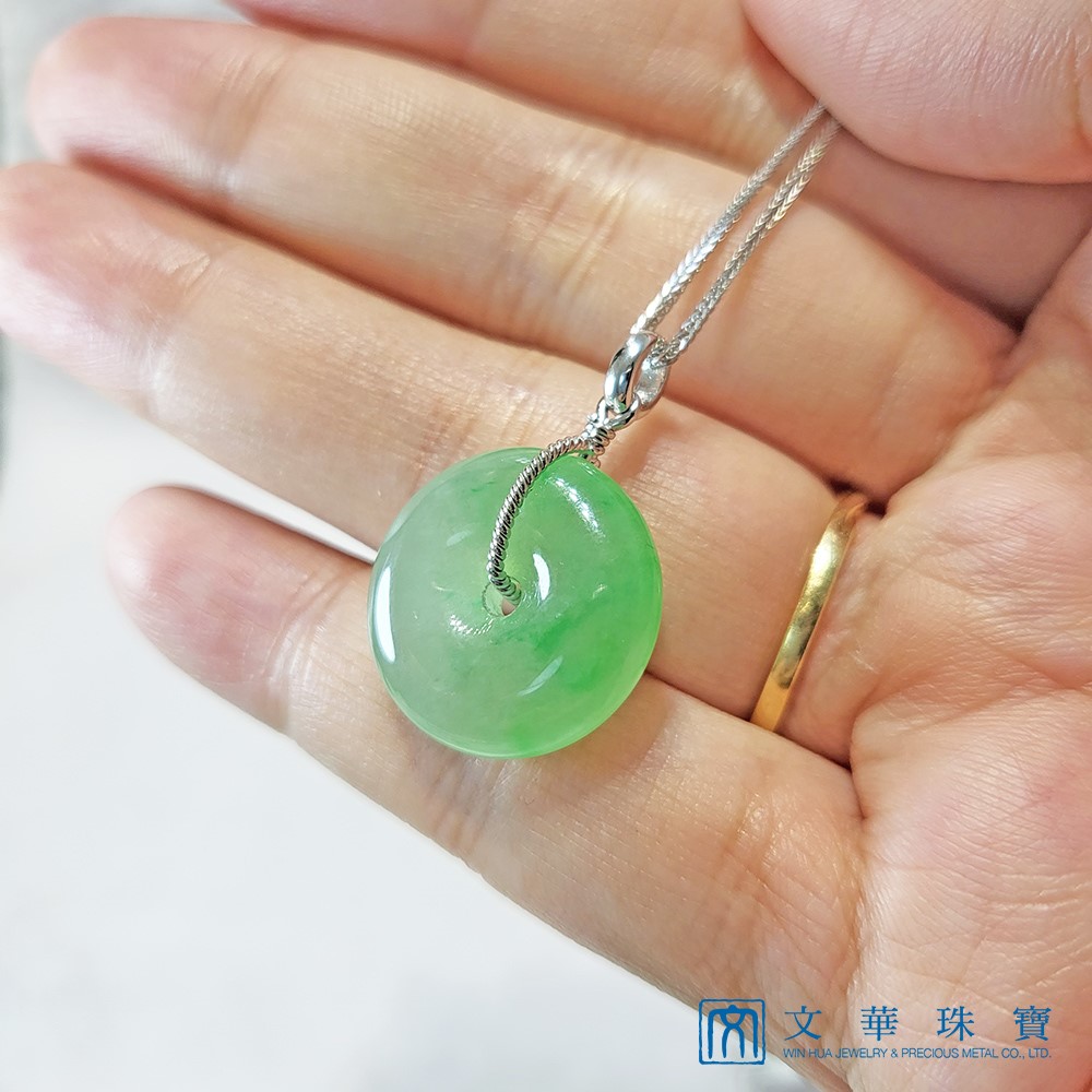 冰綠平安扣玉墜(已售出)