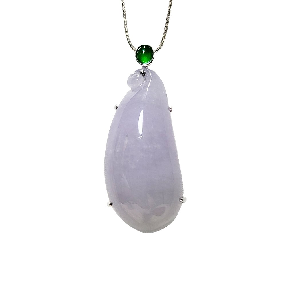 細冰糯紫玉瓜墜