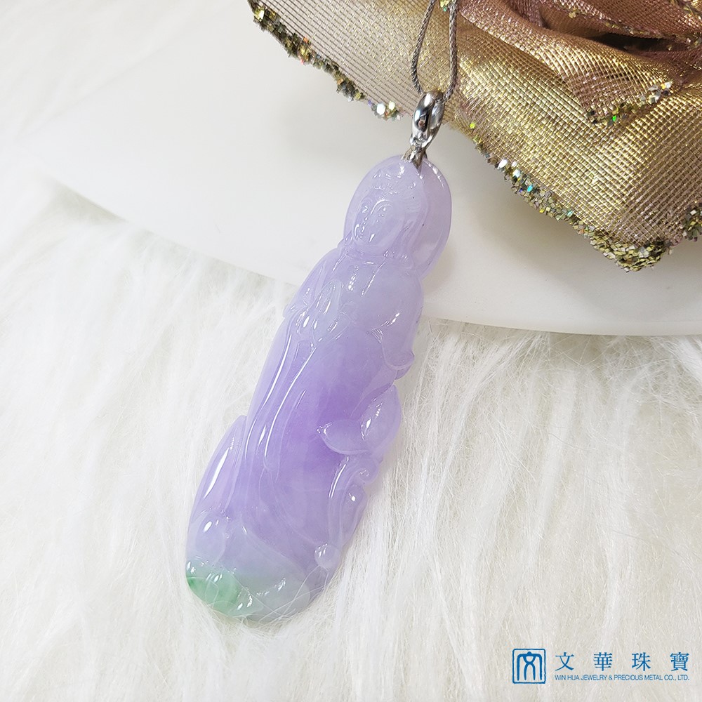 紫玉帶綠立姿觀音