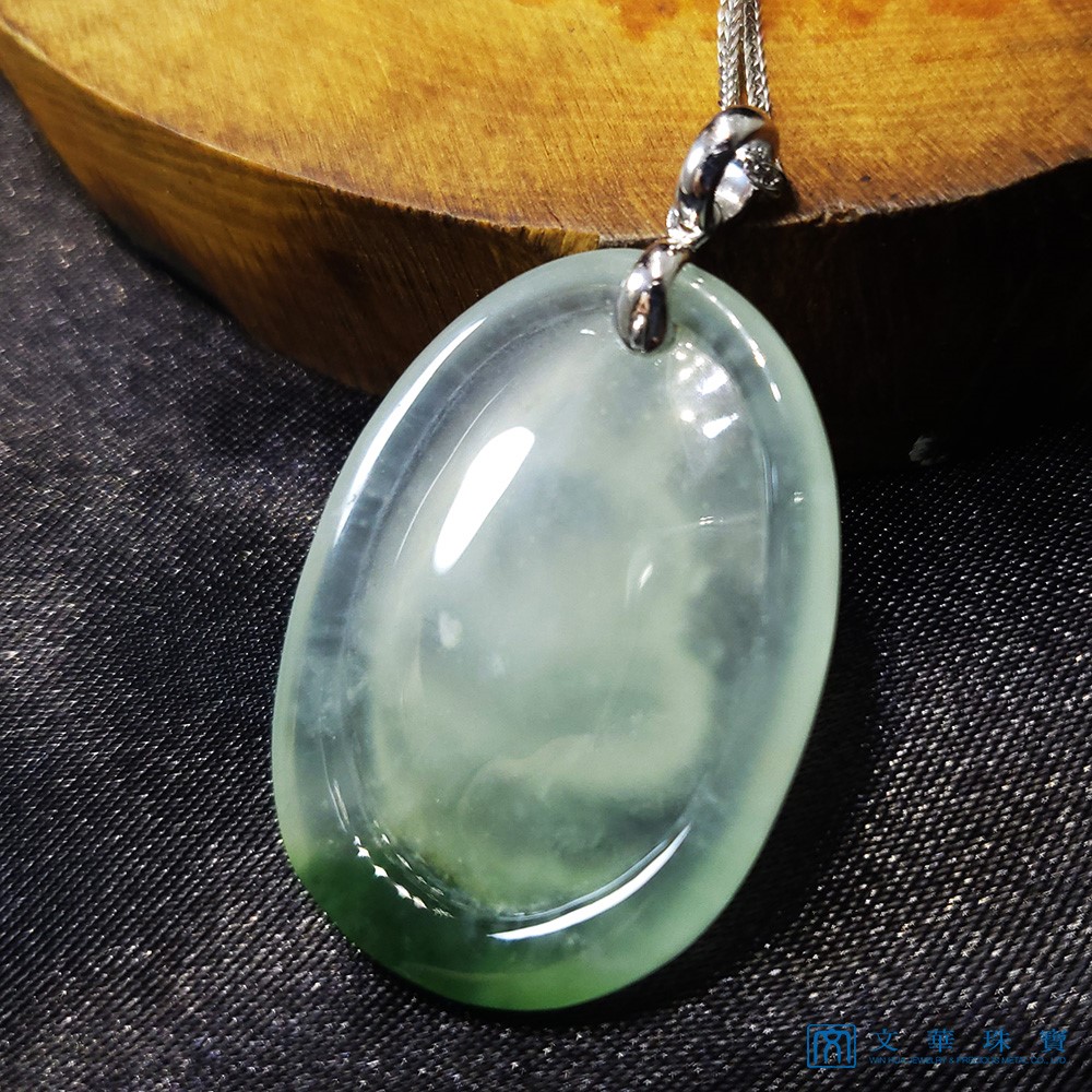 冰玻種觀音玉牌 (已售出)