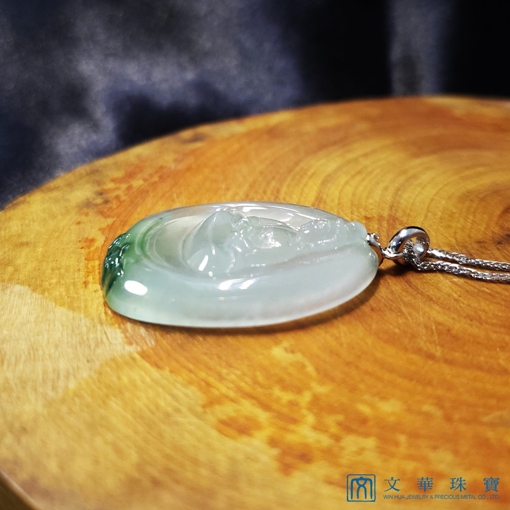 冰玻種觀音玉牌 (已售出)