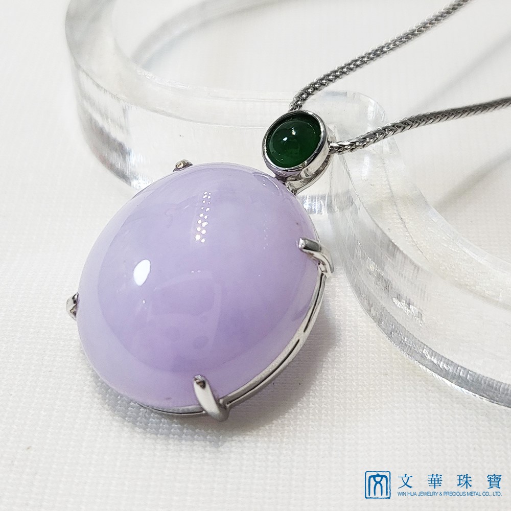 紫翡蛋面玉墜(已售出)