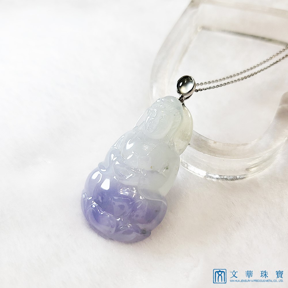 冰紫觀音玉墜(已售出)