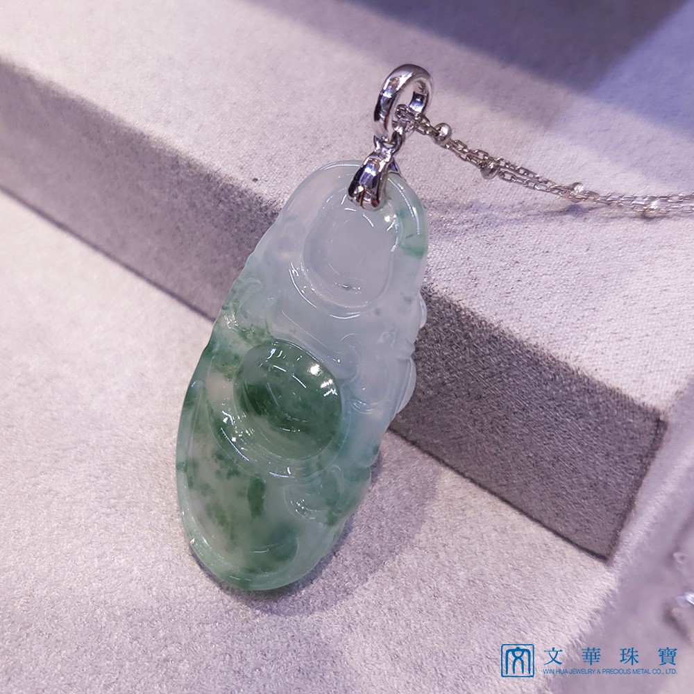 冰玻飄花布袋佛公