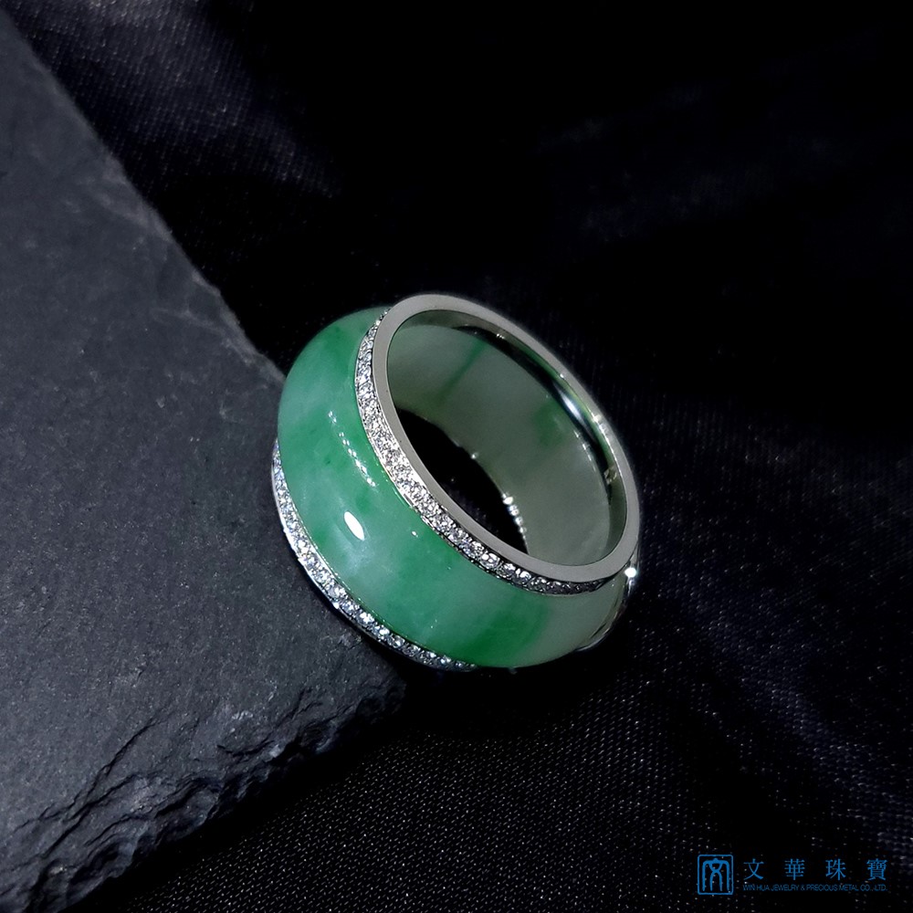 冰種翠綠兩用戒 