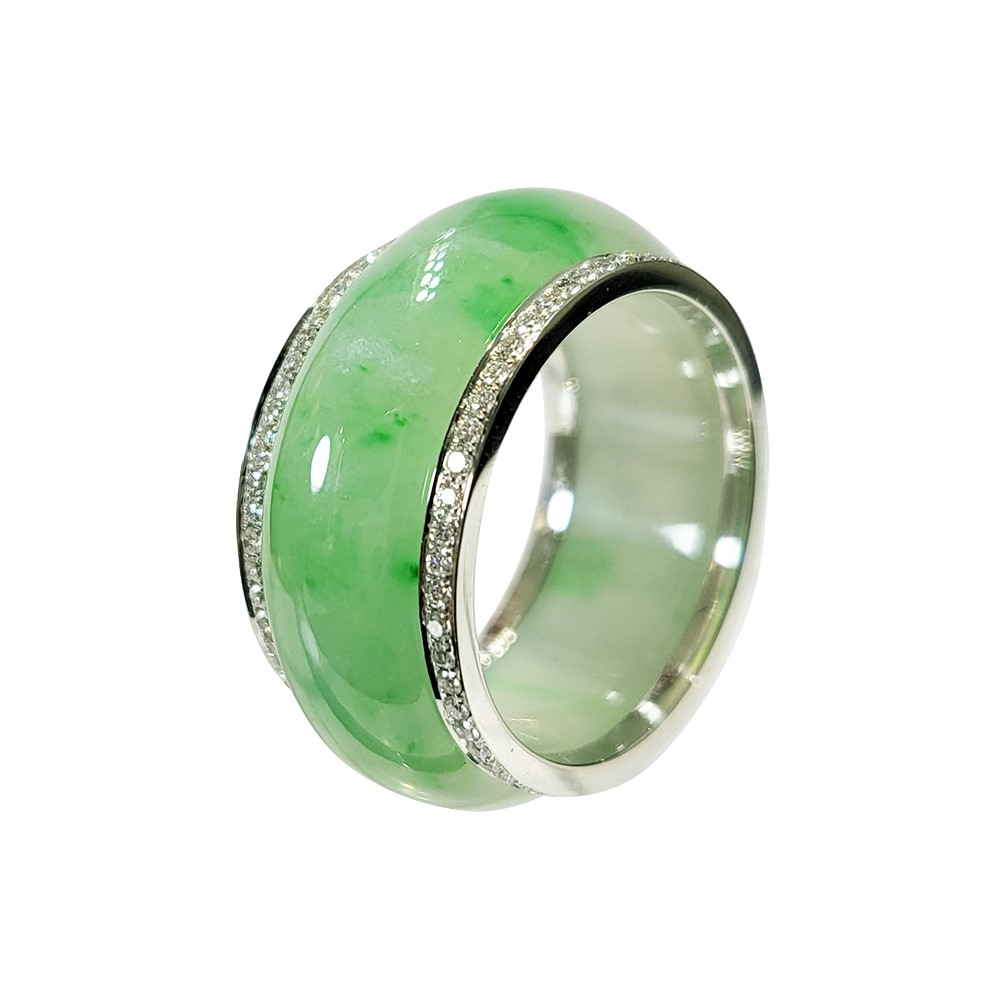 冰種翠綠兩用戒 