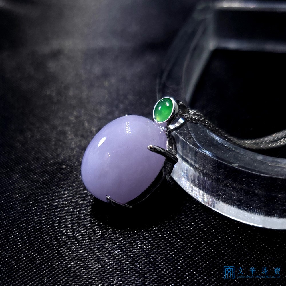紫玉蛋面玉墜(已售出)