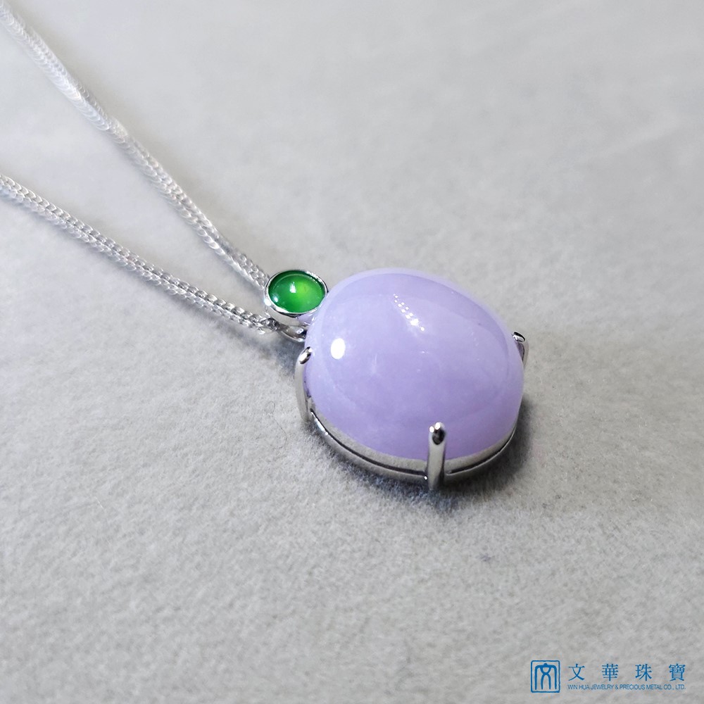 紫玉蛋面玉墜(已售出)