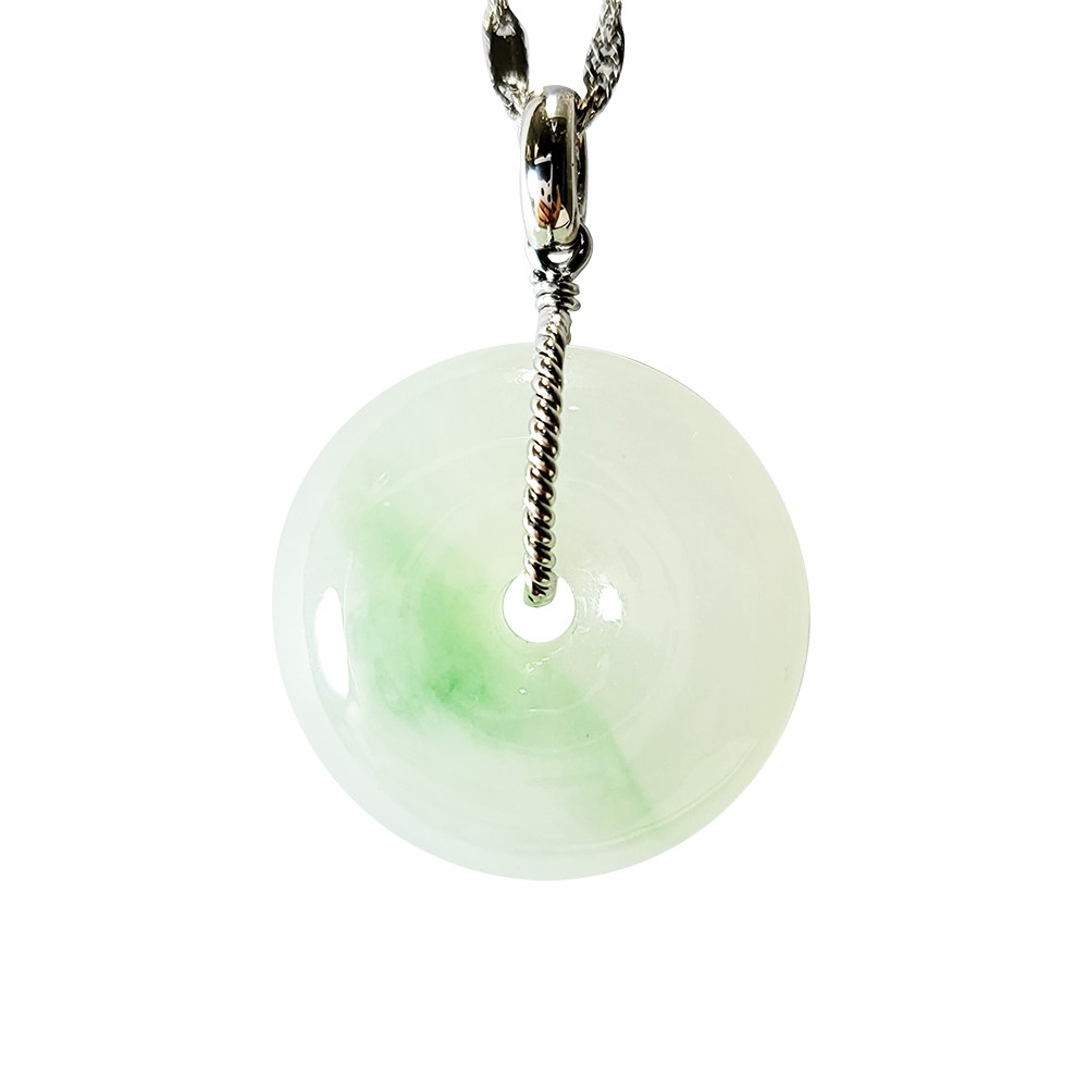 冰糖綠平安扣玉墜(已售出)