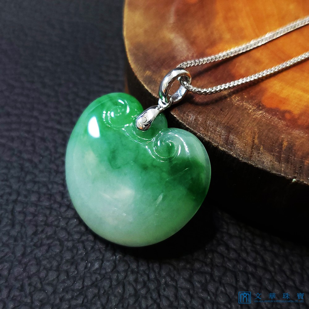 冰糯翠綠元寶如意(已售出)