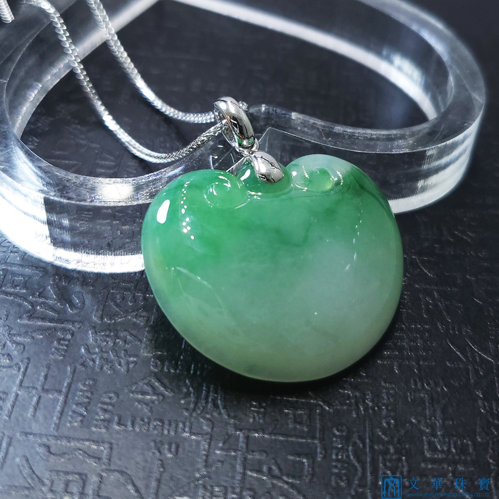 冰糯翠綠元寶如意(已售出)