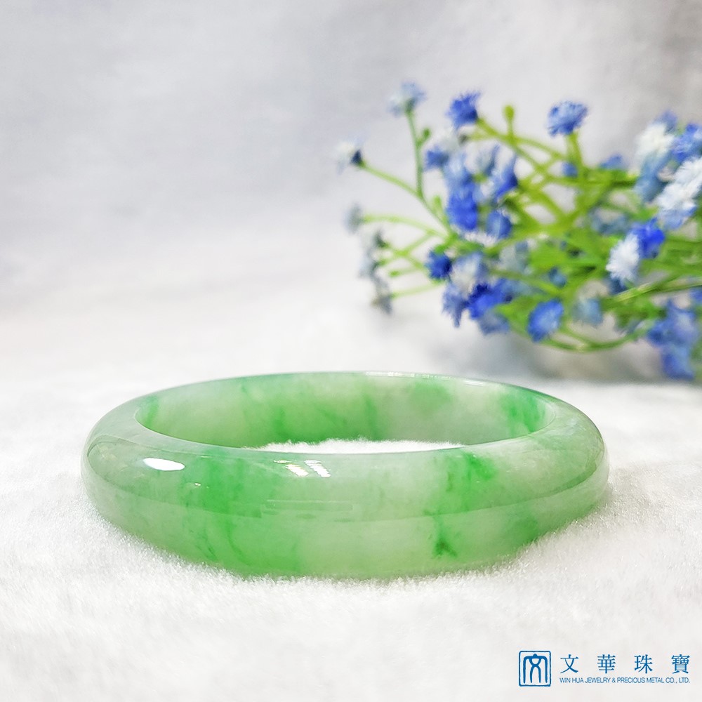 冰種陽綠貴妃鐲 手圍16.5-17號(已售出)