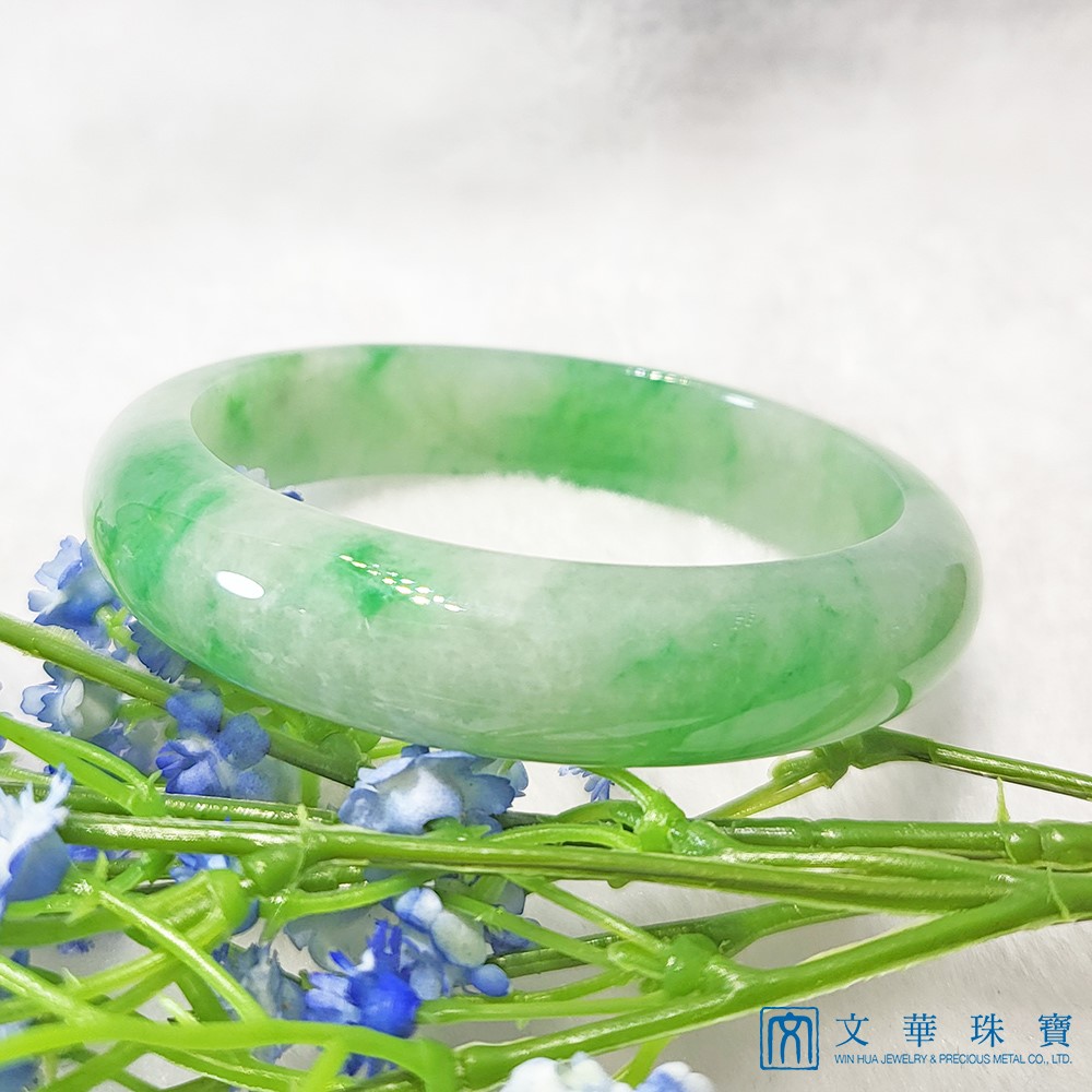 冰種陽綠貴妃鐲 手圍16.5-17號(已售出)