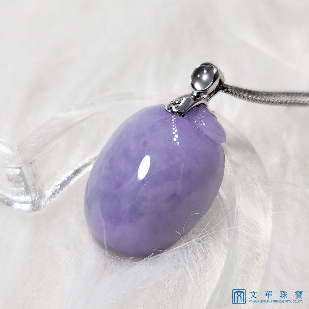 紫羅蘭玉桃墜(已售出)