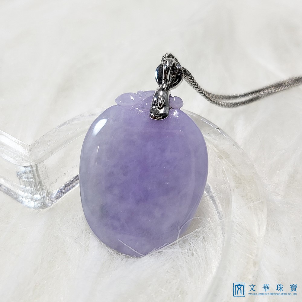 紫羅蘭玉桃墜(已售出)