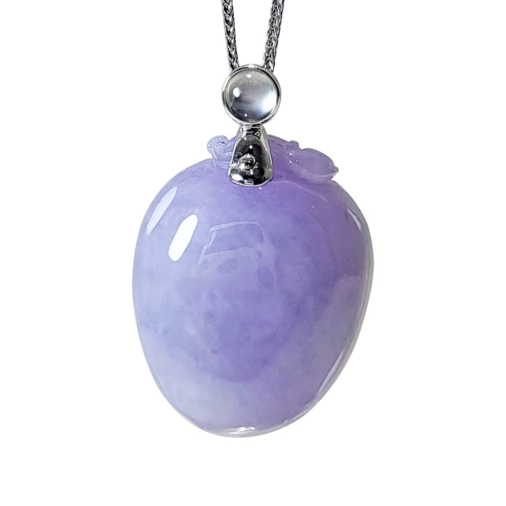 紫羅蘭玉桃墜(已售出)