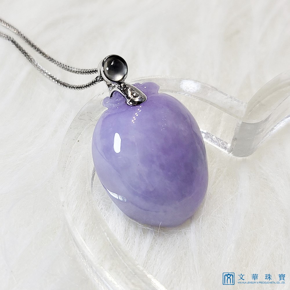 紫羅蘭玉桃墜(已售出)