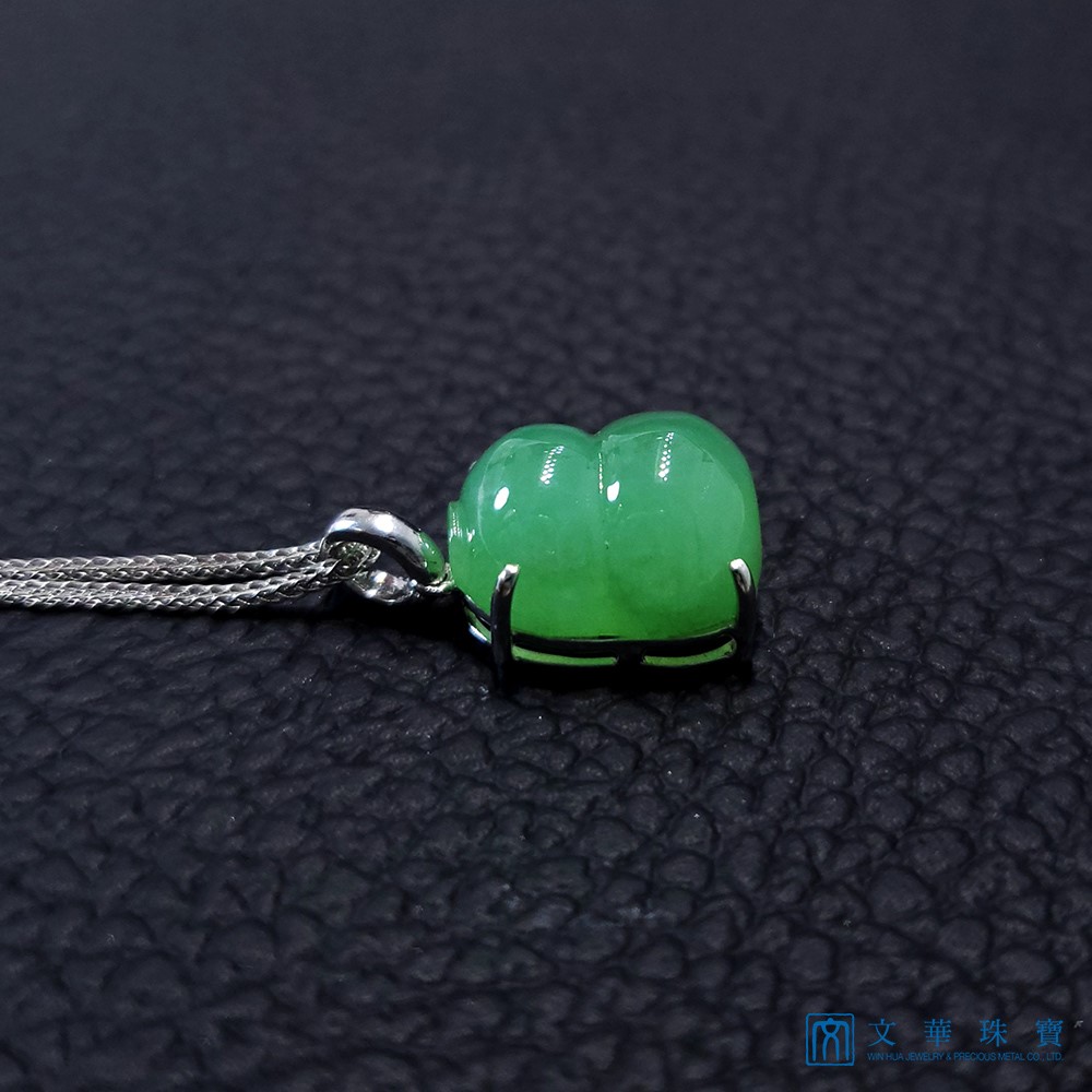 蘋果綠小葫蘆墜