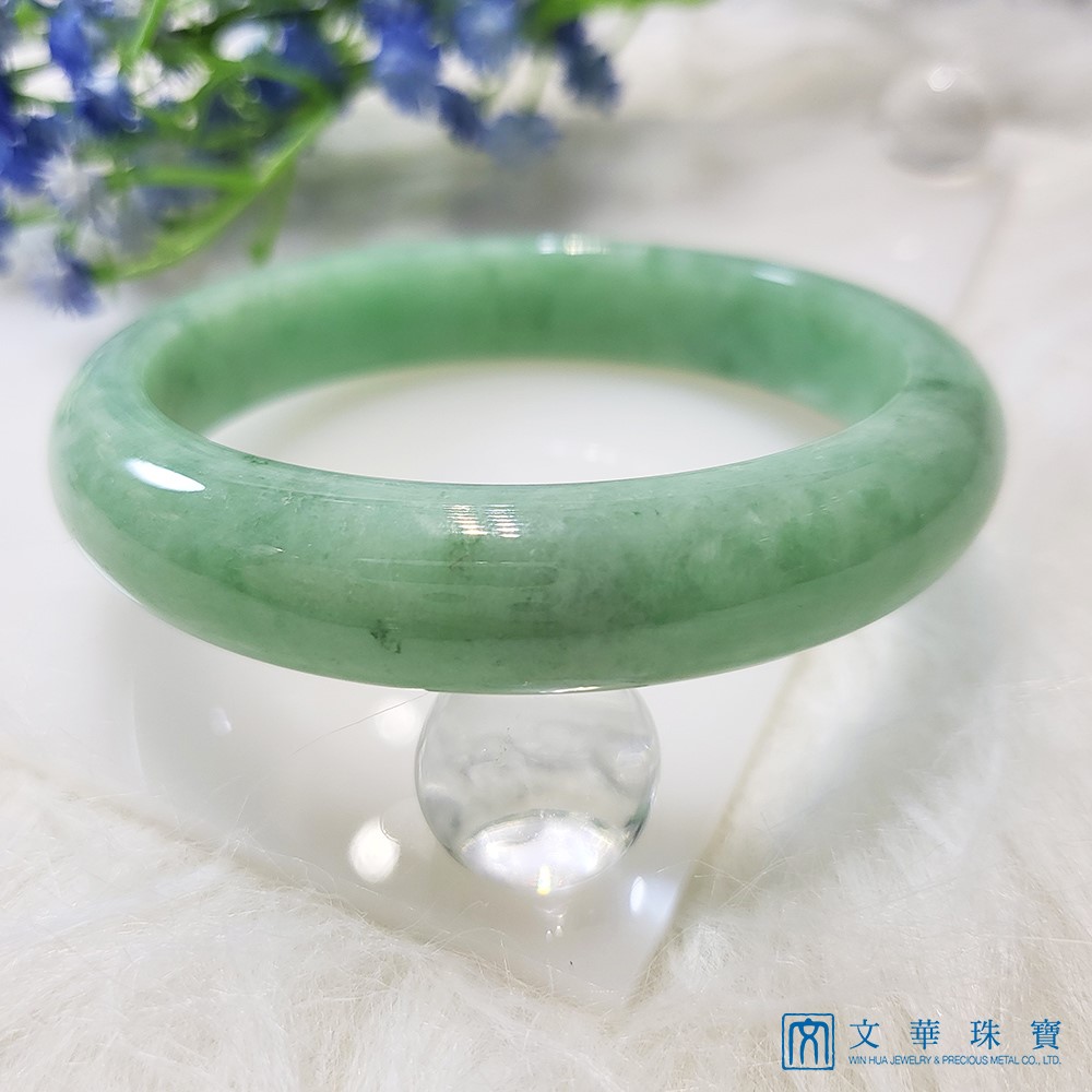 蘋果綠滿綠玉鐲 手圍18-18.5號(已售出)