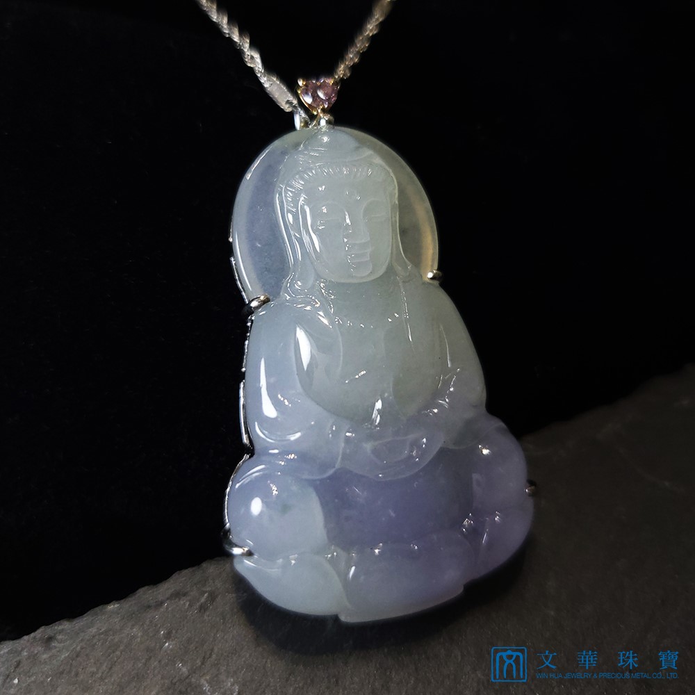 冰種帶紫持瓶觀音(已售出)