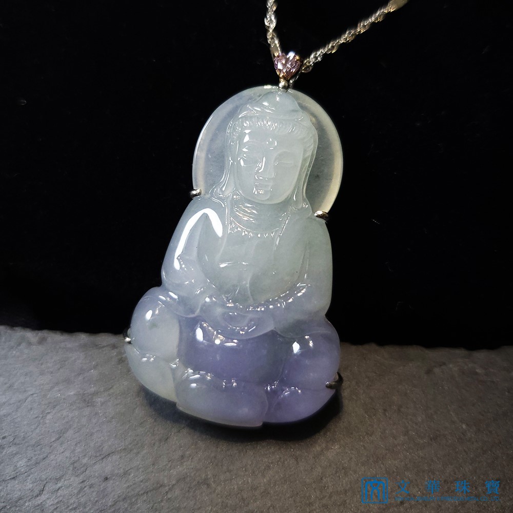 冰種帶紫持瓶觀音(已售出)