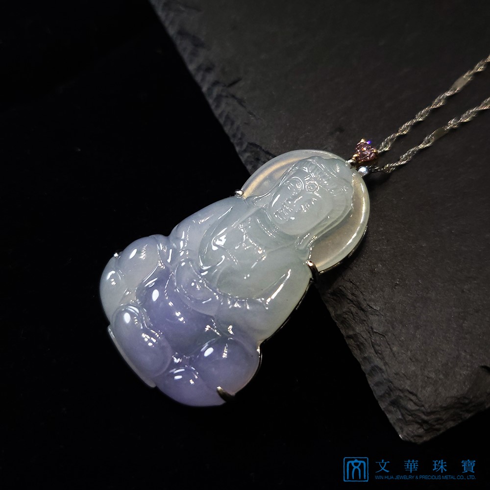 冰種帶紫持瓶觀音(已售出)