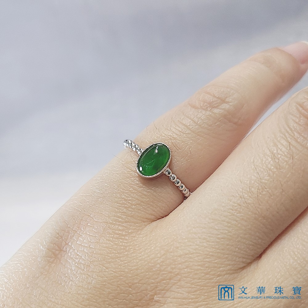 翡翠迷你波堤戒(已售出)