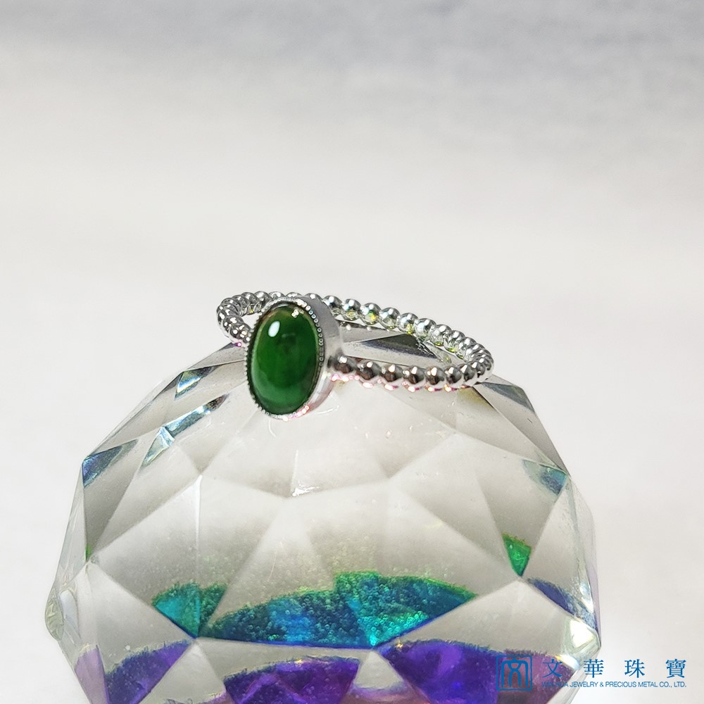 翡翠迷你波堤戒(已售出)